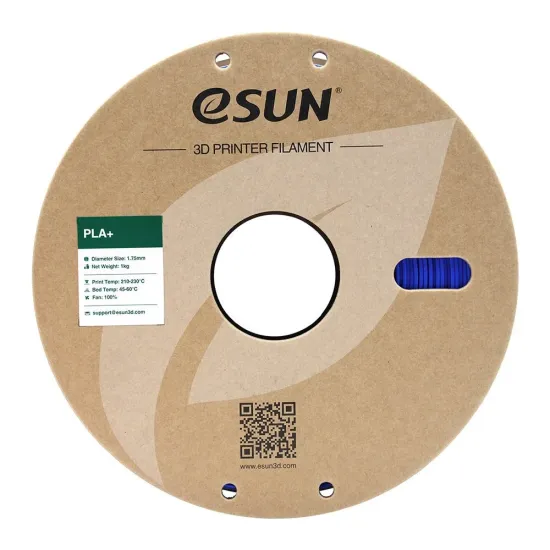ESUN 3D Yazıcı PLA+ Filament 1.75mm Mavi 1 Kg