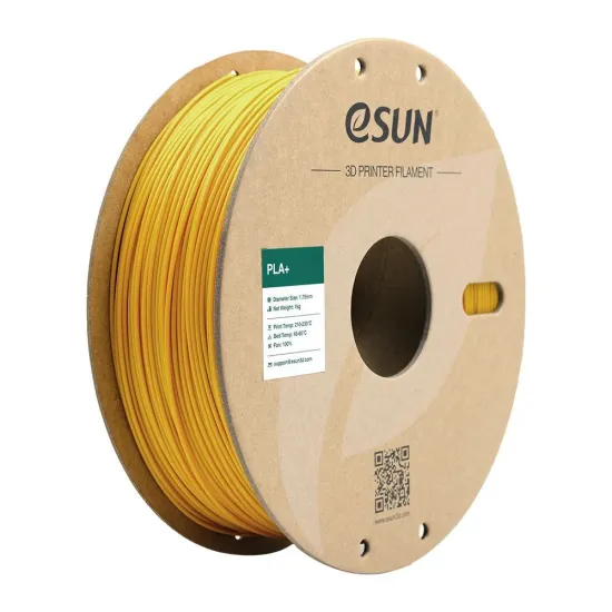ESUN 3D Yazıcı PLA+ Filament 1.75mm Sarı 1 Kg