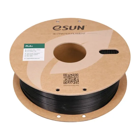 ESUN 3D Yazıcı PLA+ Siyah Filament 1.75mm 1 Kg ESUN 3D Yazıcı PLA+ Siyah Filament 1.75mm 1 Kg