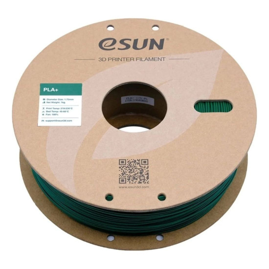 Esun Yeşil PLA+ 3D Yazıcı Filamenti - 1.75mm 1 kg Esun Yeşil PLA+ 3D Yazıcı Filamenti - 1.75mm 1 kg