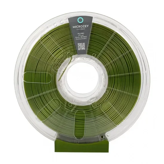 Microzey Haki Yeşil PLA Pro Max 3D Yazıcı Filamenti - 1.75mm 1 kg  