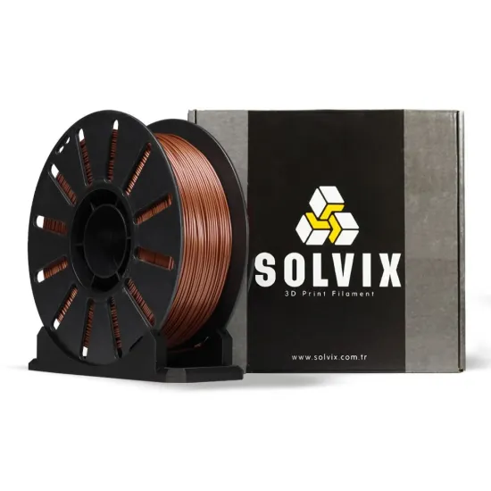 Solvix Bronz PLA PHA Filament 1kg 1.75mm 3D Yazıcı Filamenti Solvix Bronz PLA PHA Filament 1kg 1.75mm 3D Yazıcı Filamenti