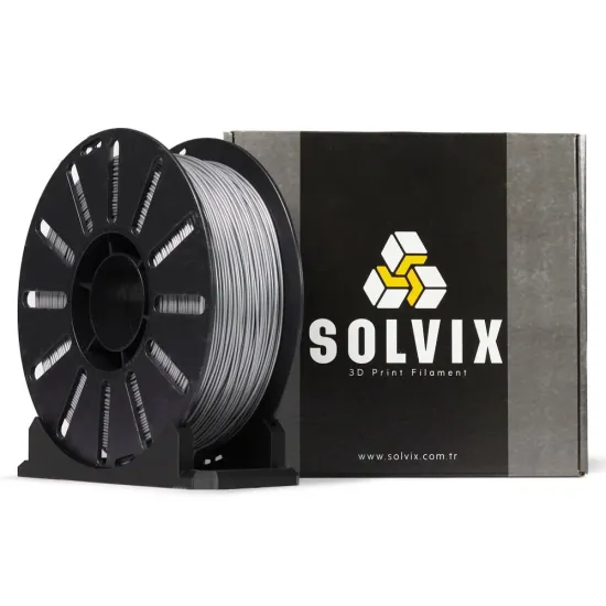 Solvix Gümüş PLA PHA Filament 1kg 1.75mm 3D Yazıcı Filamenti Solvix Gümüş PLA PHA Filament 1kg 1.75mm 3D Yazıcı Filamenti