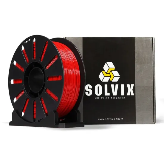 Solvix Kırmızı PLA PHA 3D Yazıcı Filamenti 1.75mm 1KG Solvix Kırmızı PLA PHA 3D Yazıcı Filamenti 1.75mm 1KG