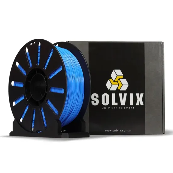 Solvix Mavi PLA PHA 3D Yazıcı Filamenti 1.75mm 1KG Solvix Mavi PLA PHA 3D Yazıcı Filamenti 1.75mm 1KG