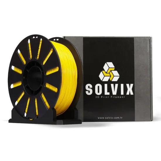 Solvix Sarı PLA PHA Filament 1kg 1.75mm 3D Yazıcı Filamenti Solvix Sarı PLA PHA Filament 1kg 1.75mm 3D Yazıcı Filamenti