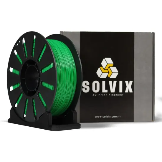 Solvix Yeşil PLA PHA Filament 1kg 1.75mm 3D Yazıcı Filamenti Solvix Yeşil PLA PHA Filament 1kg 1.75mm 3D Yazıcı Filamenti