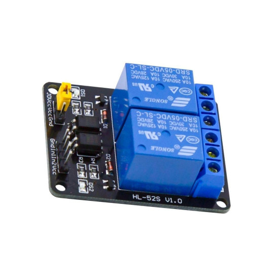 2 Kanal Röle Modülü 5V Optokuplörlü – Arduino & Raspberry Pi Uyumlu 2 Kanal Röle Modülü 5V Optokuplörlü – Arduino & Raspberry Pi Uyumlu