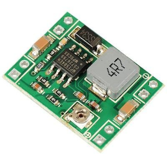 3A Mini Ayarlanabilir Voltaj Düşürücü Regülatör Kartı – DC-DC Step-Down Modülü 3A Mini Ayarlanabilir Voltaj Düşürücü Regülatör Kartı – DC-DC Step-Down Modülü